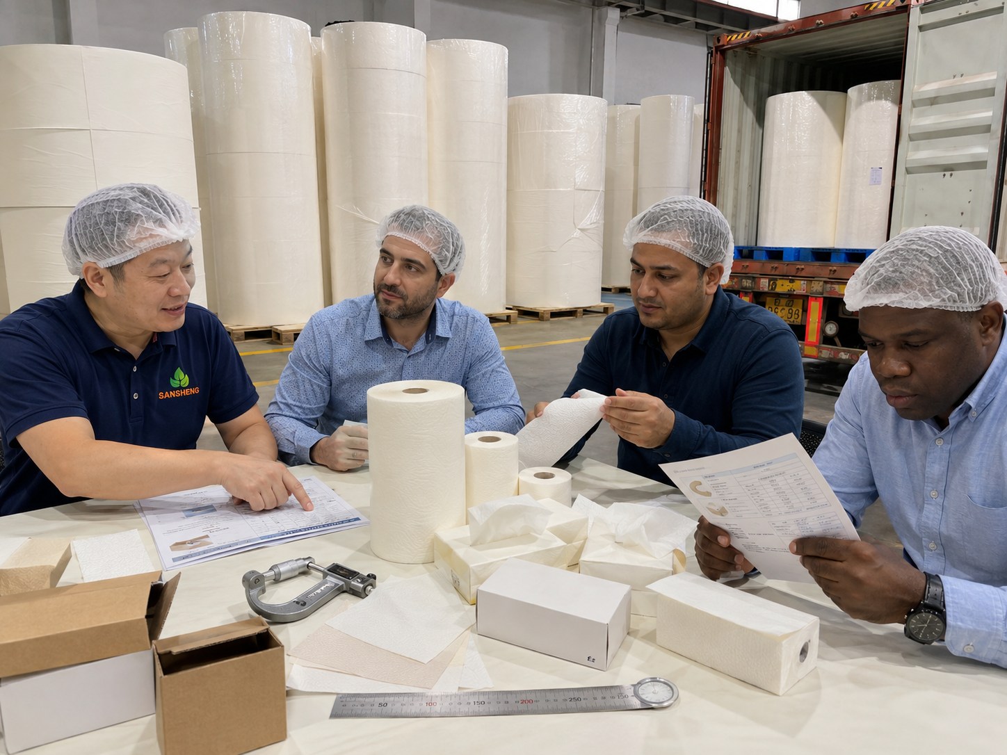 tissue mother rolls supplier fast quote with GSM roll width roll diameter core size and loading quantity