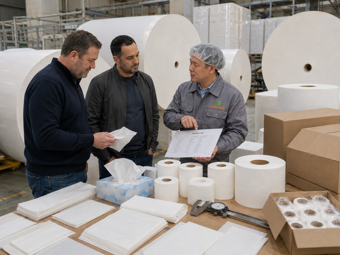 tissue mother rolls supplier matching GSM roll width strength and paper grade for toilet paper facial tissue paper towels and napkins