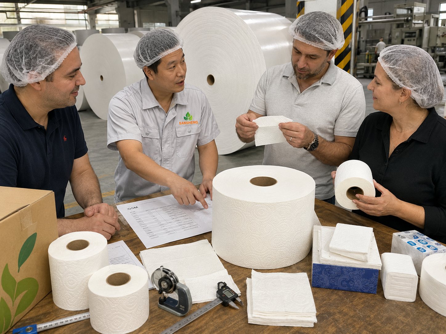 tissue mother rolls supplier for converters bulk buyers GSM roll width roll diameter core size and export loading support
