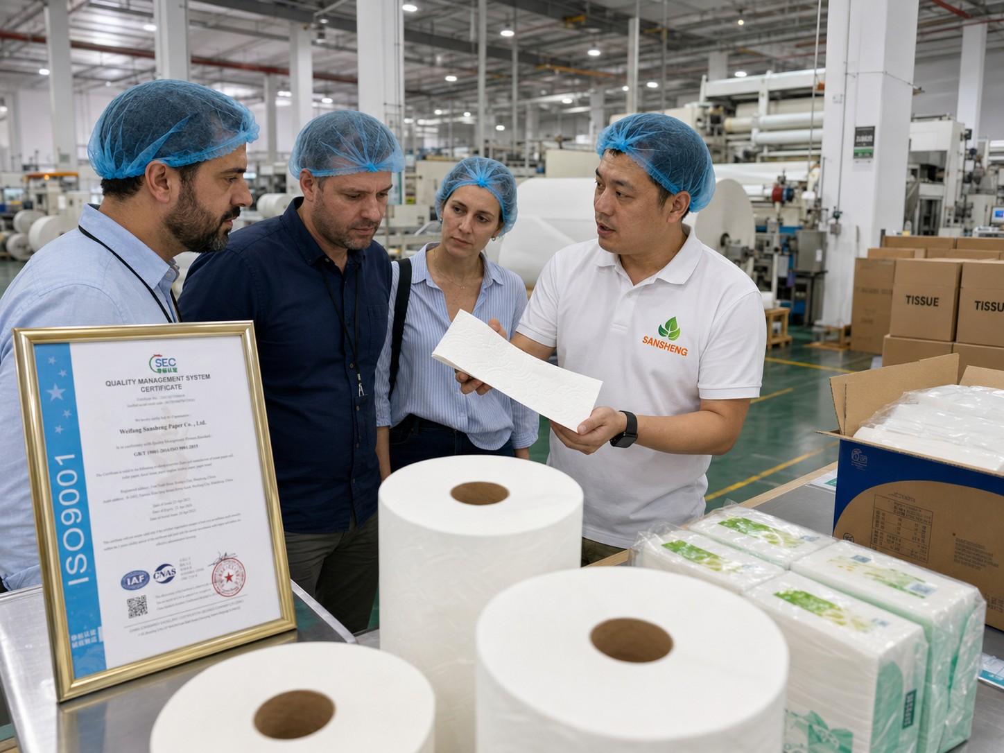 Tissue paper factory capability and production trust in China