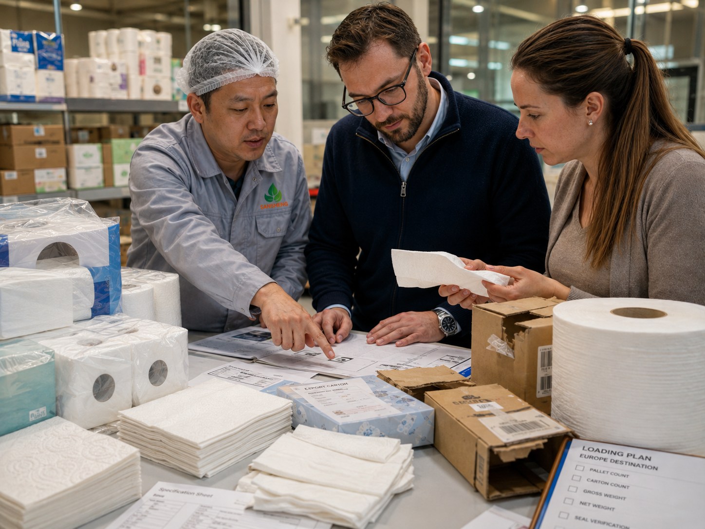 Tissue paper supplier for Europe helping buyers reduce documentation packaging carton and loading risks