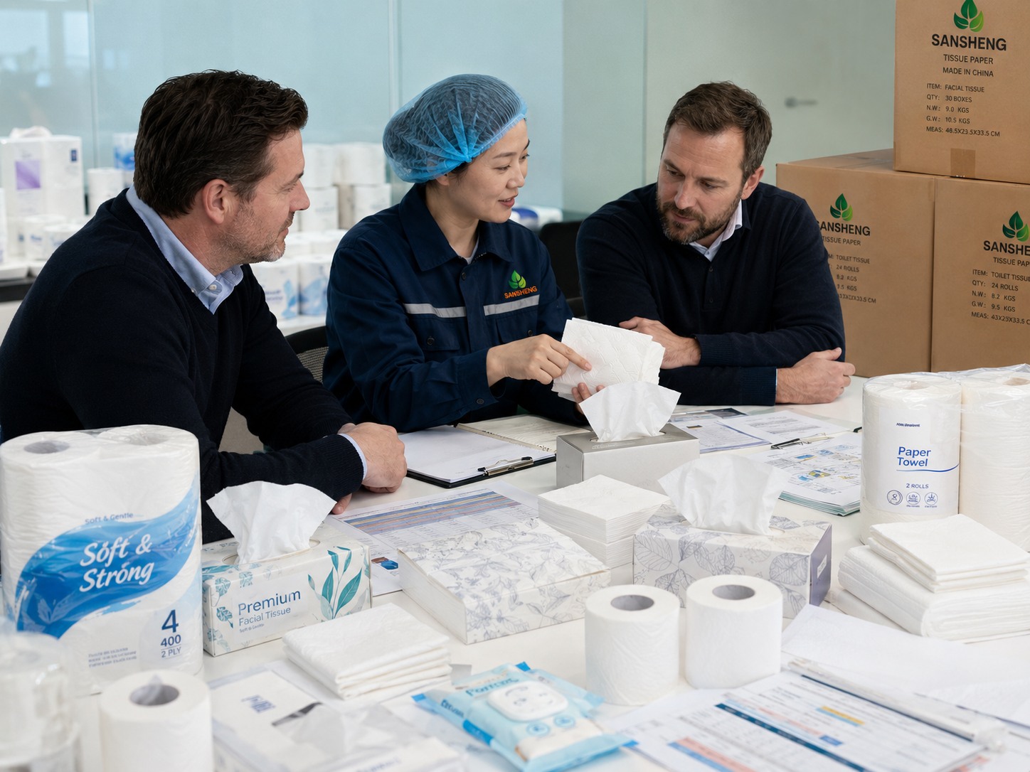 Tissue paper supplier for Europe fast quote inputs including specifications packaging and destination details
