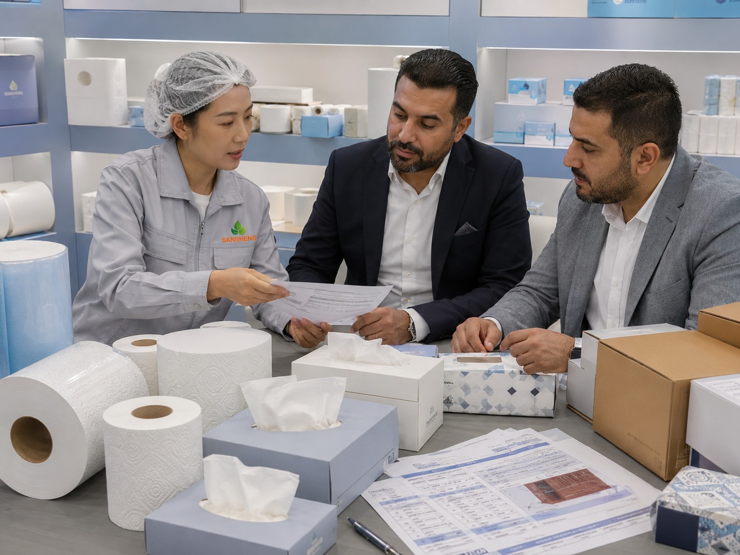 Tissue paper supplier for Middle East fast quote inputs for product specification packing destination and 40HQ loading