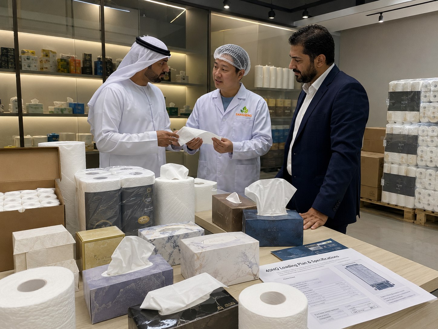 Tissue paper supplier for Middle East distributors hospitality buyers and private label programs