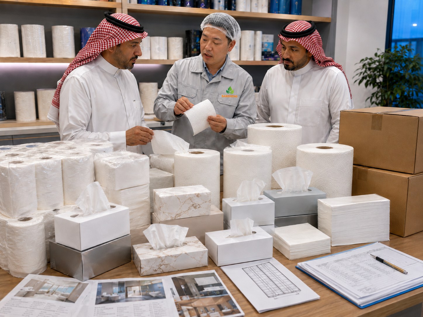 Tissue paper supplier for Middle East toilet paper facial tissue paper towels kitchen towels and private label supply