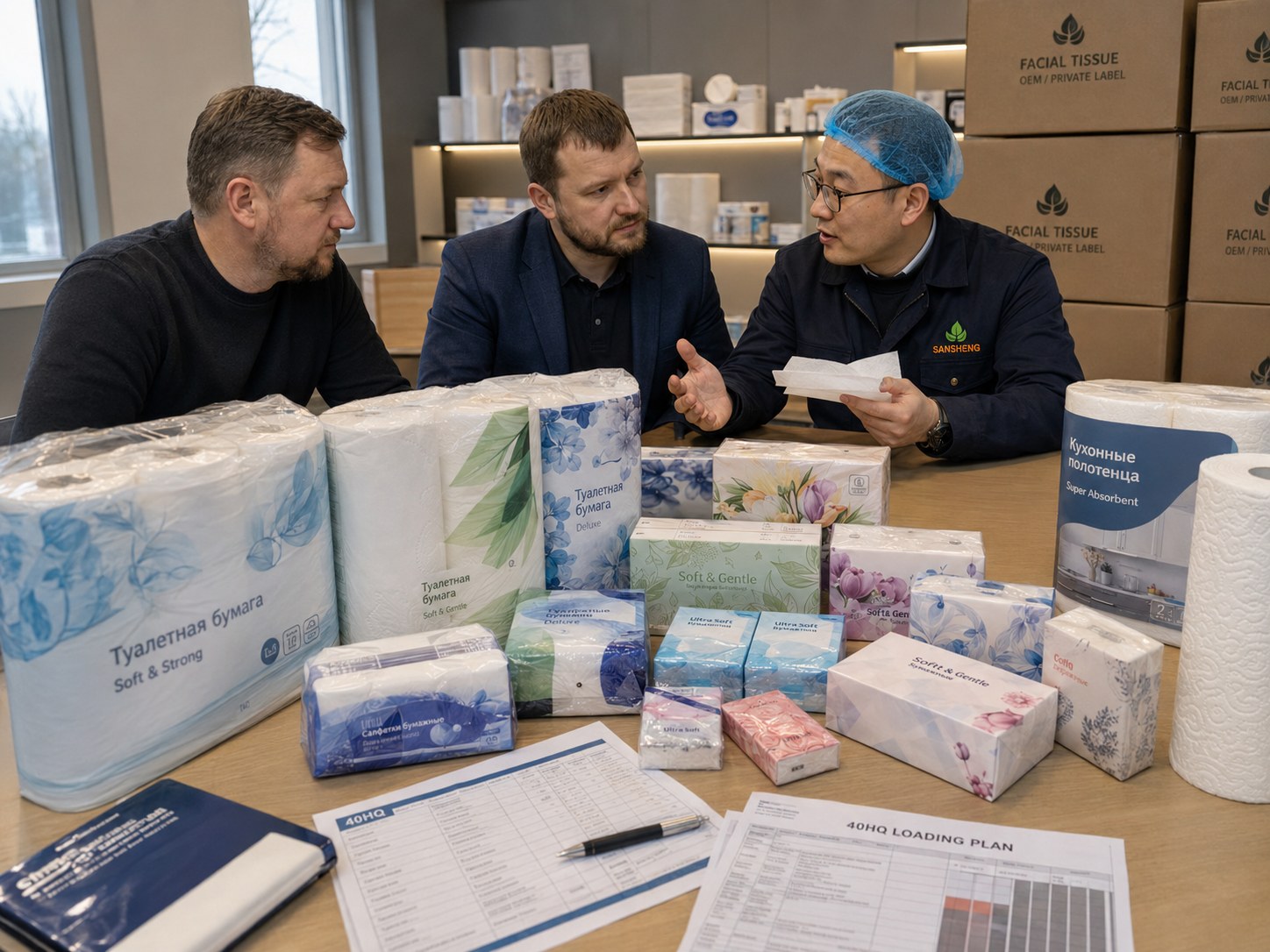 Tissue paper supplier for Russia toilet paper facial tissue pocket tissue kitchen towels and private label supply
