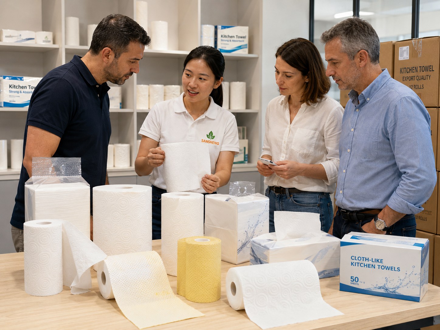 tissue product solutions kitchen towels supplier for retail foodservice and bulk export supply