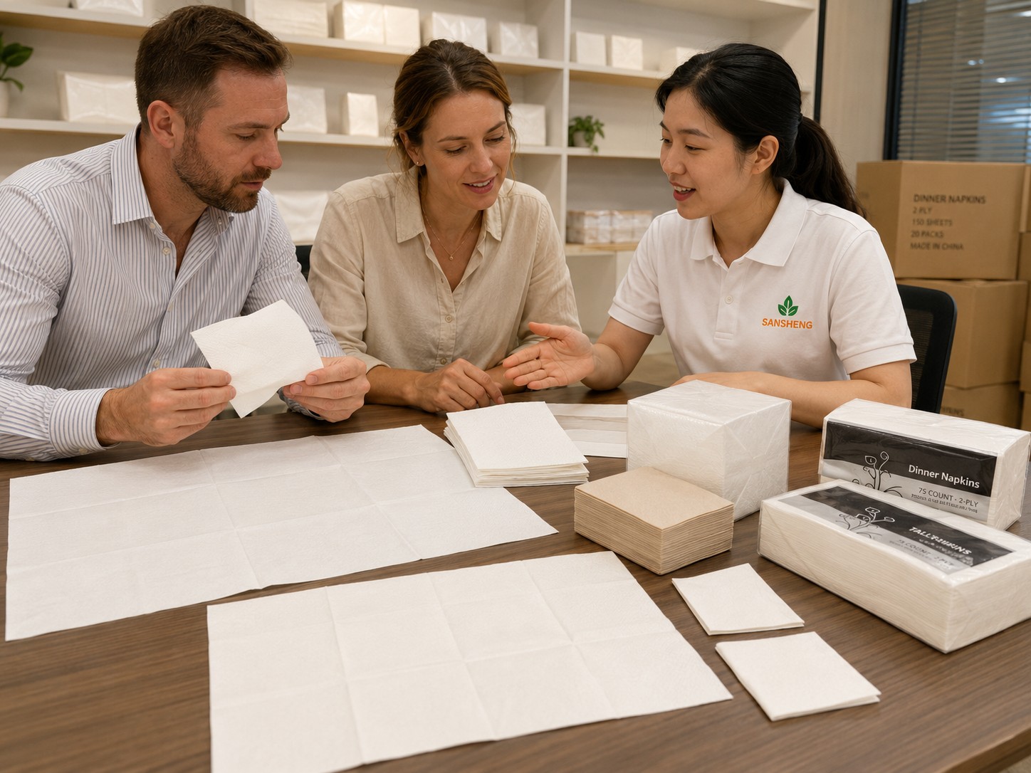 tissue product solutions paper napkins supplier for restaurants distributors and private label supply