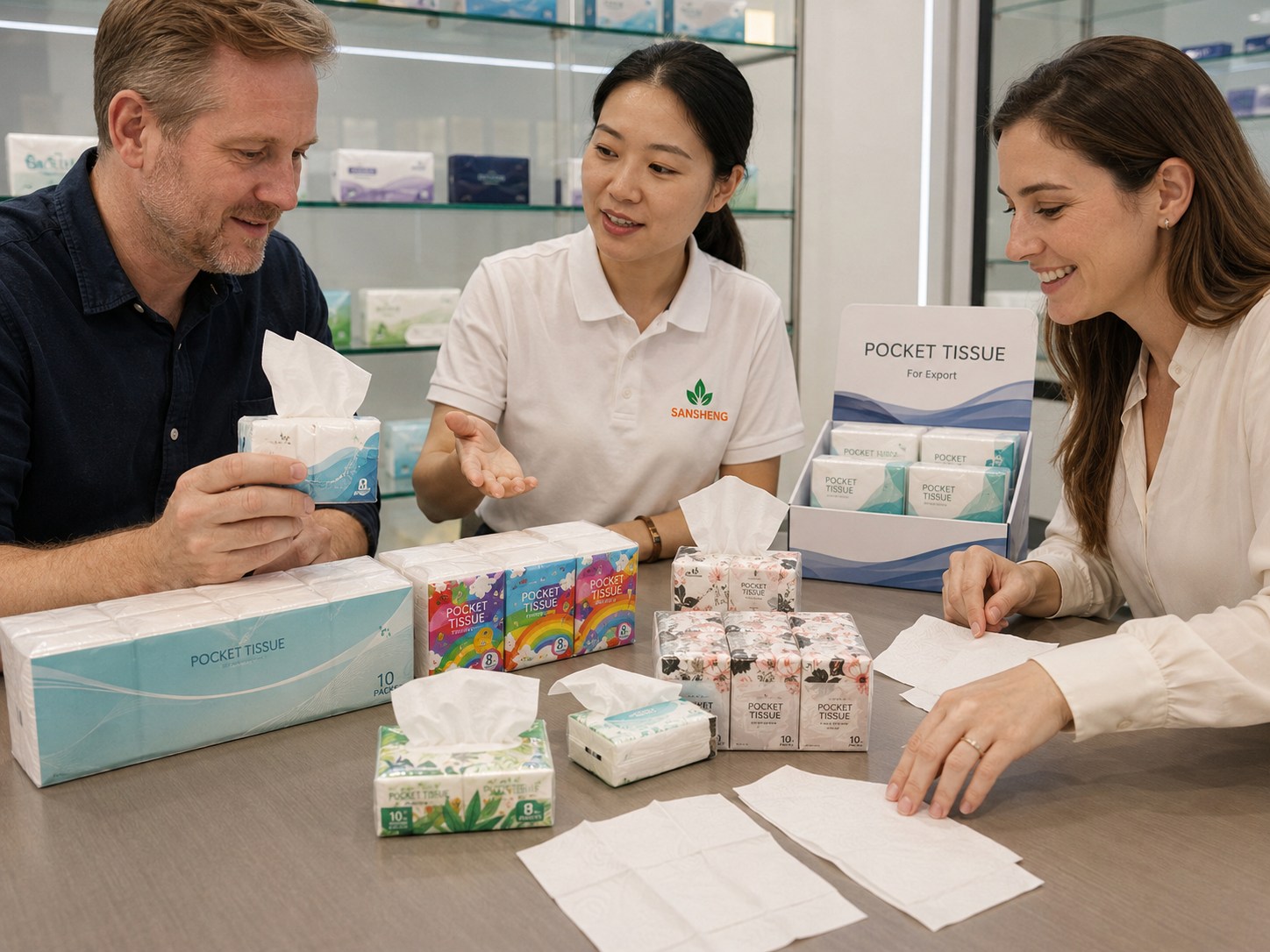 tissue product solutions pocket tissue supplier for retail travel hospitality and private label packs