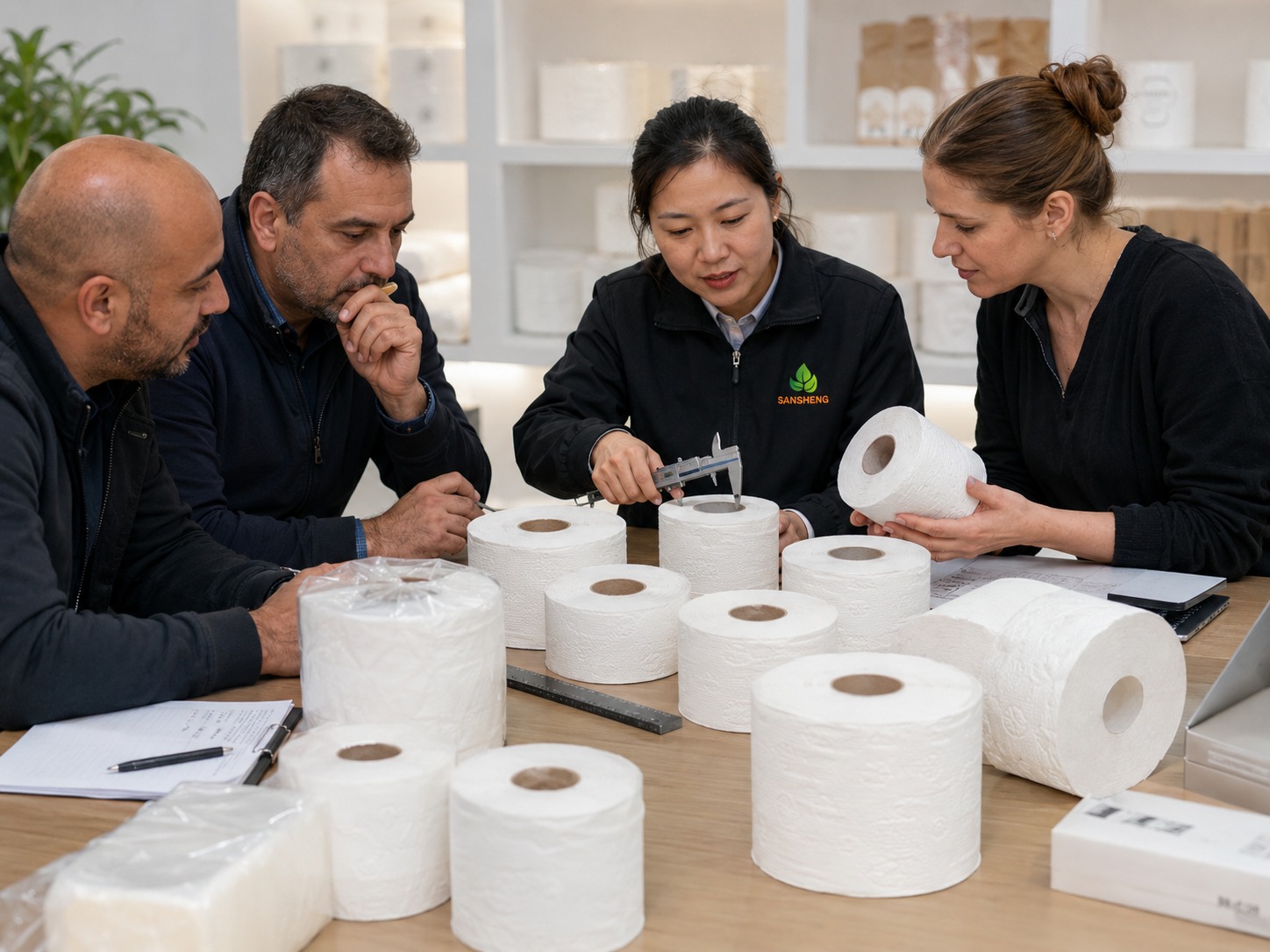 Inconsistent toilet paper roll size and unstable roll diameter problem