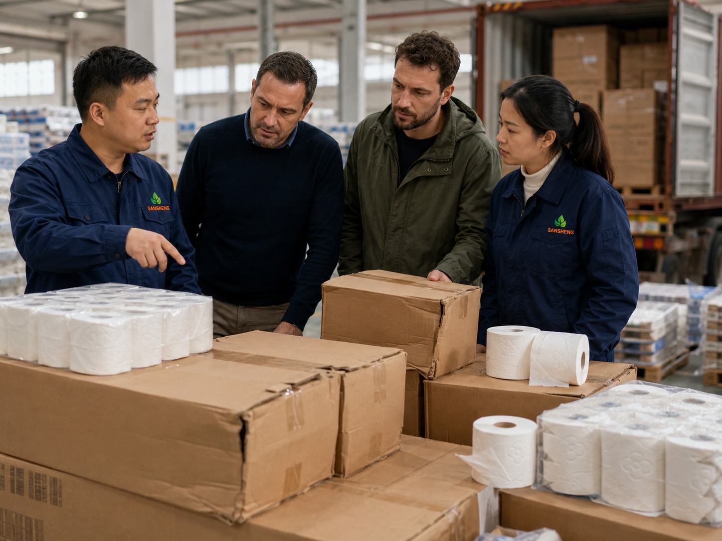 Weak toilet paper export carton quality and damaged packing problem