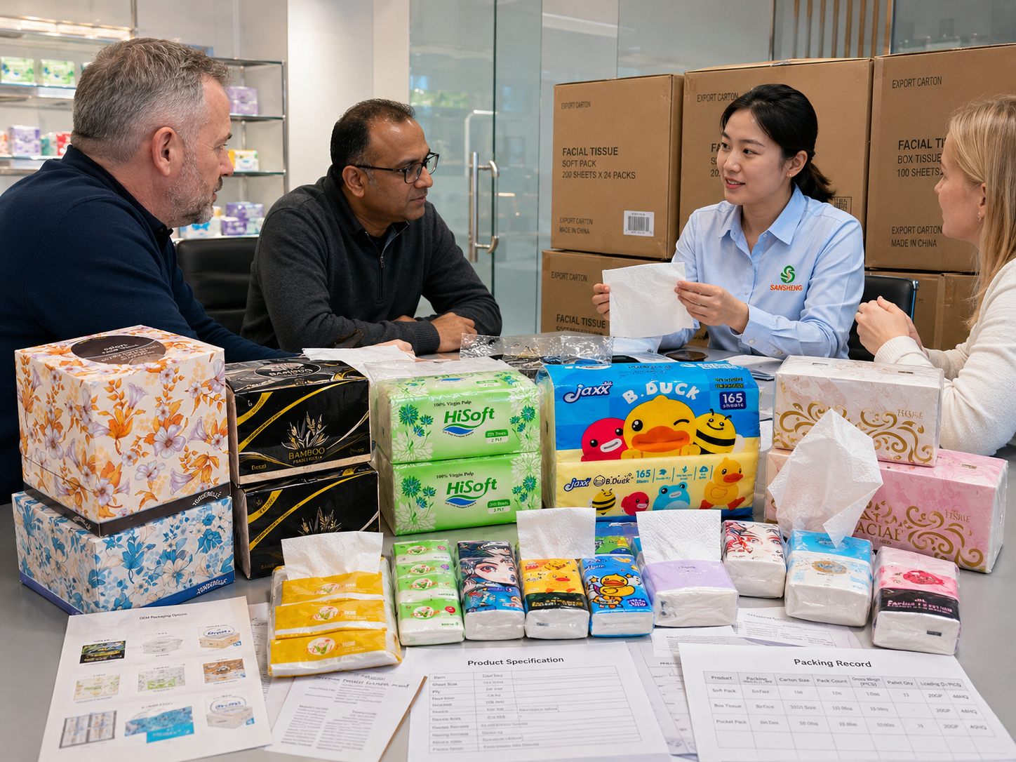 facial tissue supplier trusted by importers distributors and private label buyers