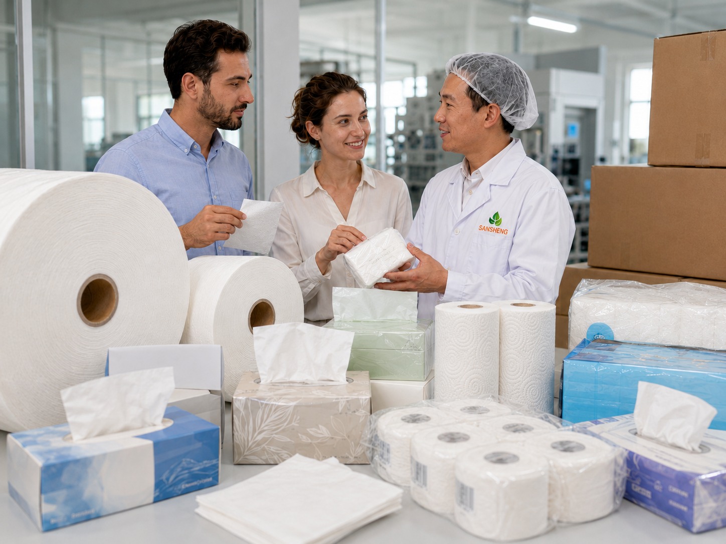 Why choose Sansheng Paper as a Tissue Paper Supplier in China