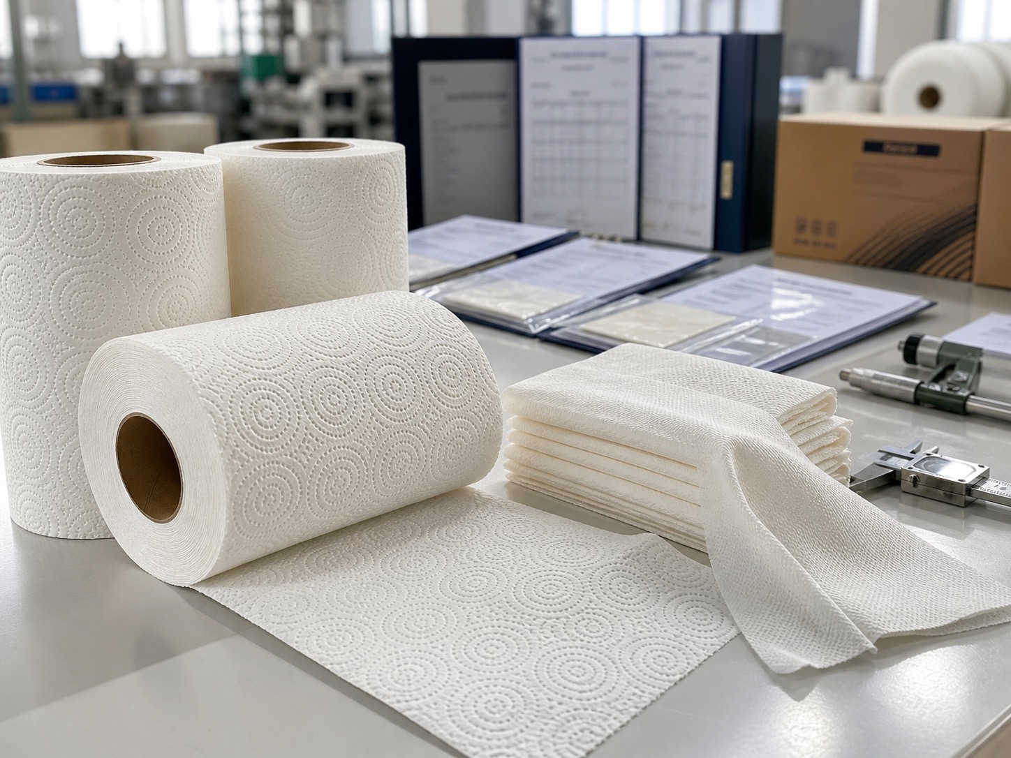 TAD paper towel manufacturer RFQ proof table certificate sample and export carton evidence