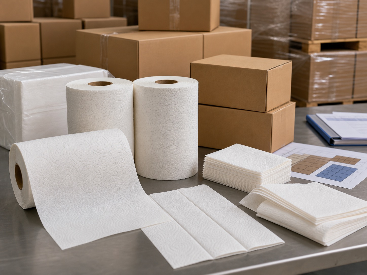 TAD paper towel 40HQ buyer checklist and product specification comparison