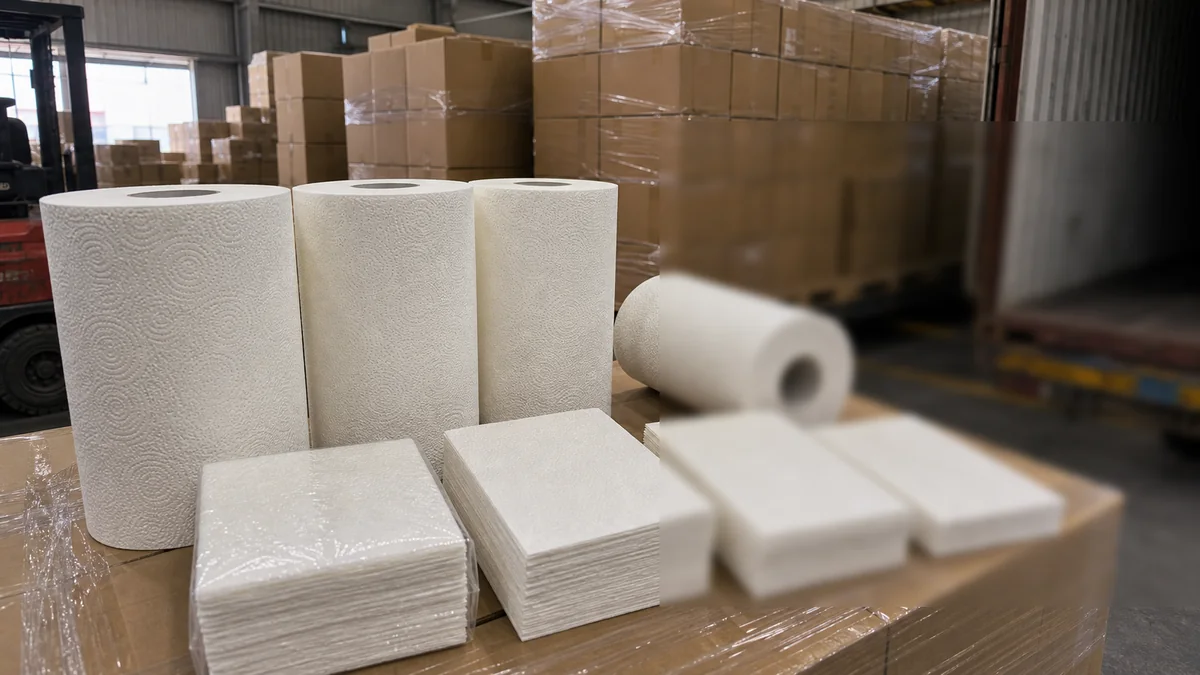 TAD paper towel MOQ warehouse application and buyer use case