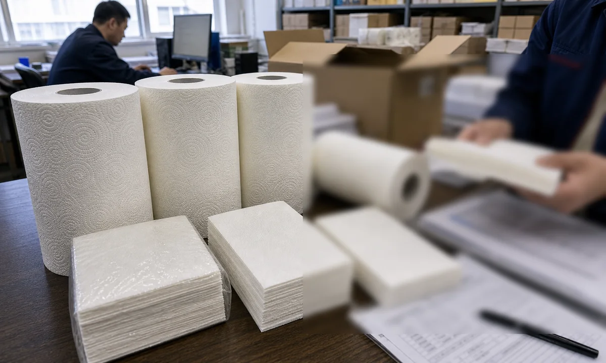 RFQ for TAD paper towel manufacturers warehouse application and buyer use case