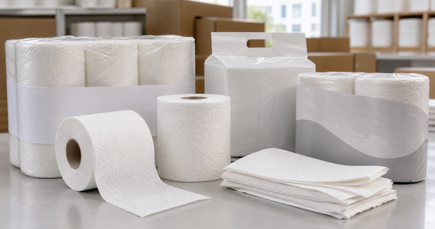 toilet paper manufacturer private label retail packs product image from Sansheng Paper