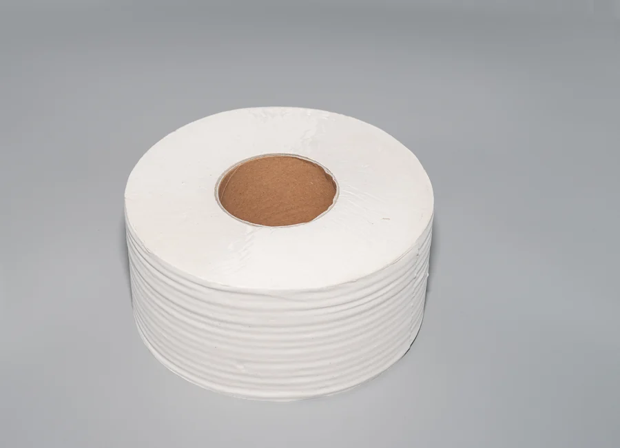 Industrial wipe rolls and folded sheets ready for packing