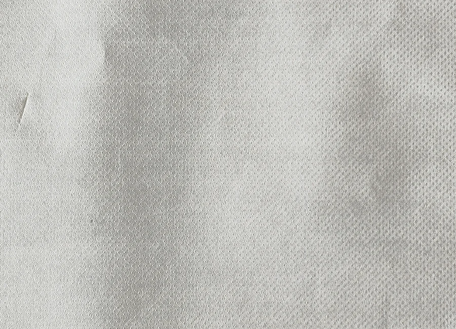 Airlaid wipe texture and fiber structure close view