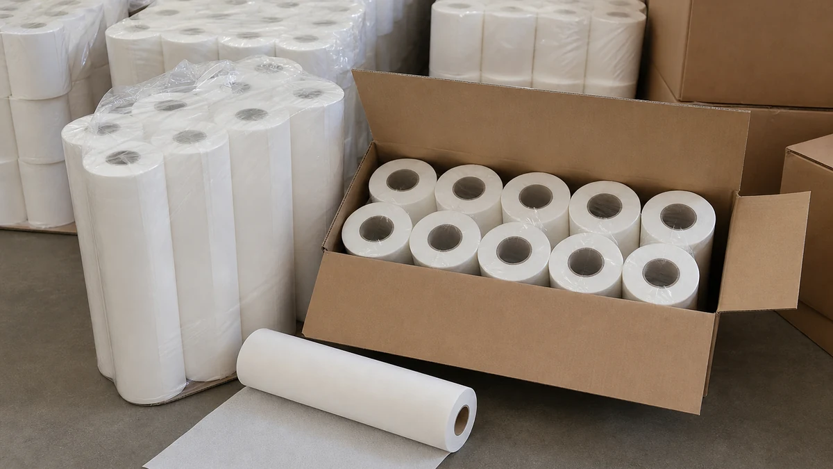 Wholesale medical couch rolls with carton cube and same-spec quotation sheet