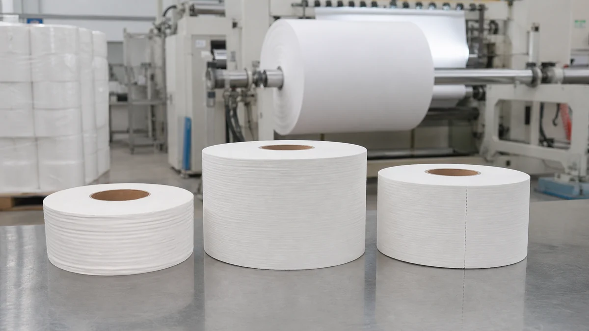 Custom industrial wiper rolls and OEM approval samples