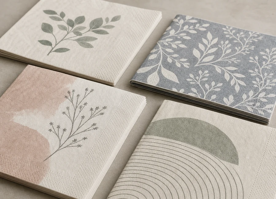 custom printed airlaid napkins from China