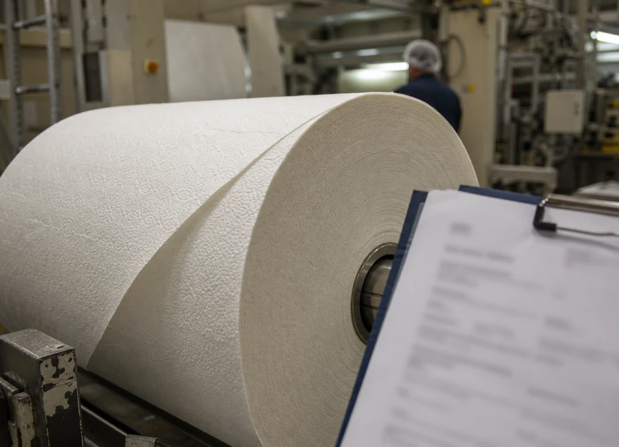 Chain-of-custody scope review beside TAD rolls with certificate text blurred