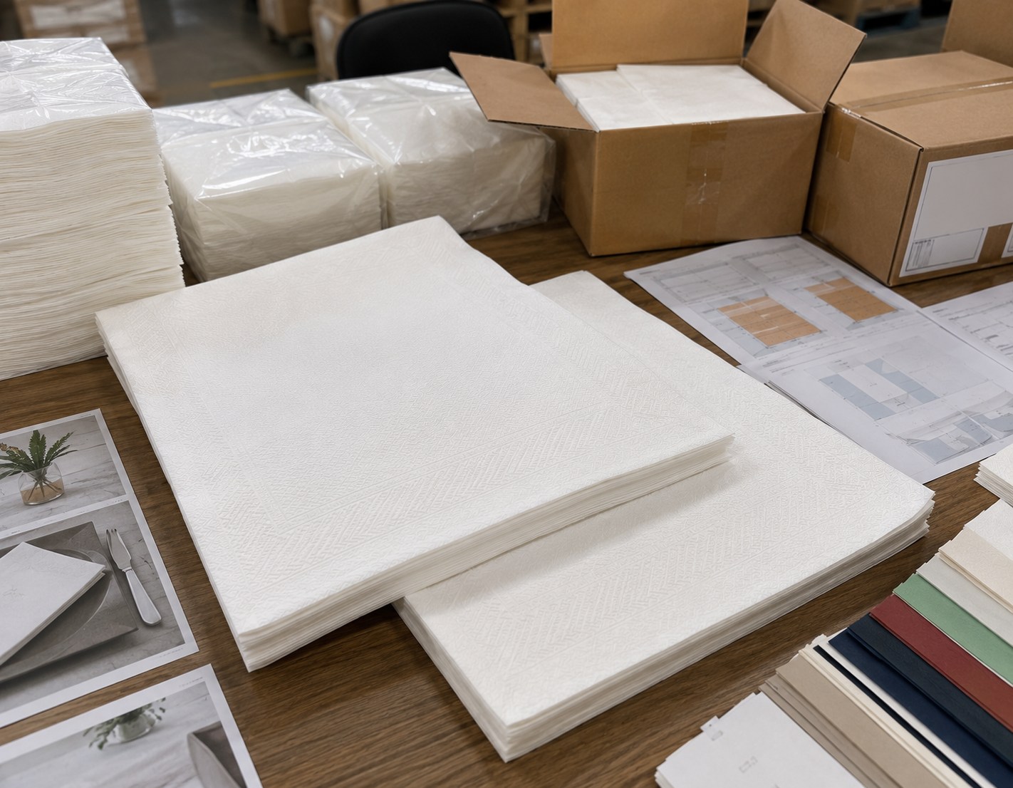 Dinner airlaid napkins bulk supply for hotels banquets fine dining and formal table service