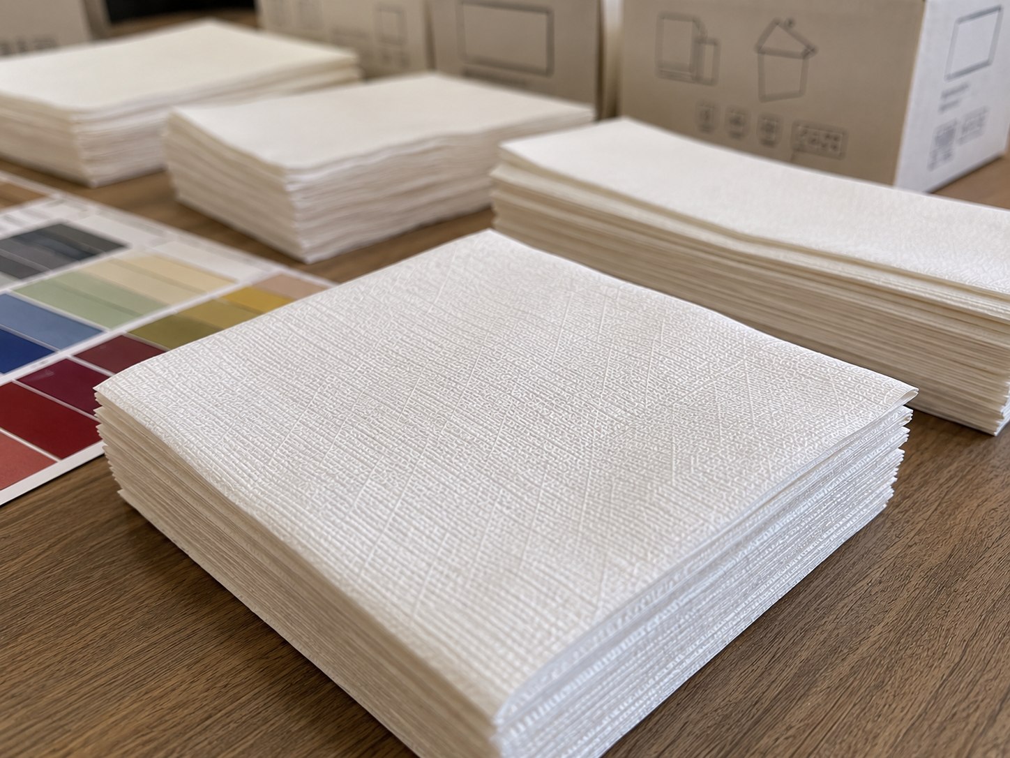Embossed airlaid napkins bulk supply with linen-like texture and premium table presentation