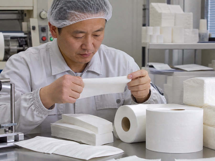 private label tissue qc review for control changes before mass production
