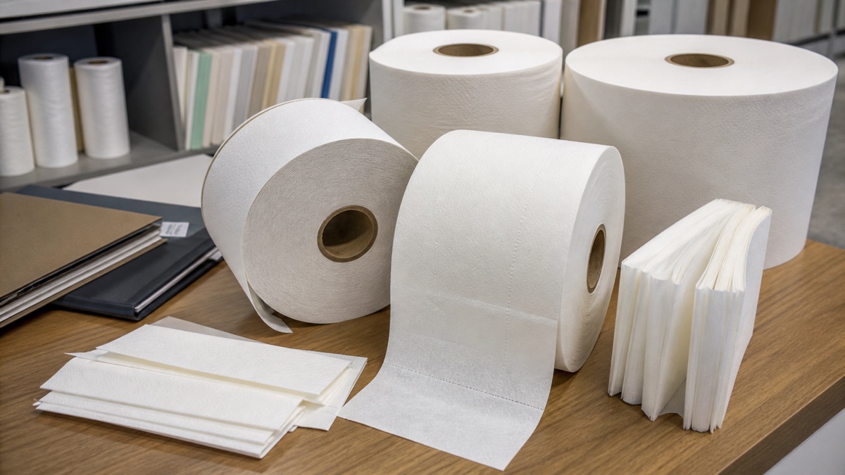 tissue jumbo roll supplier samples prepared for buyer review