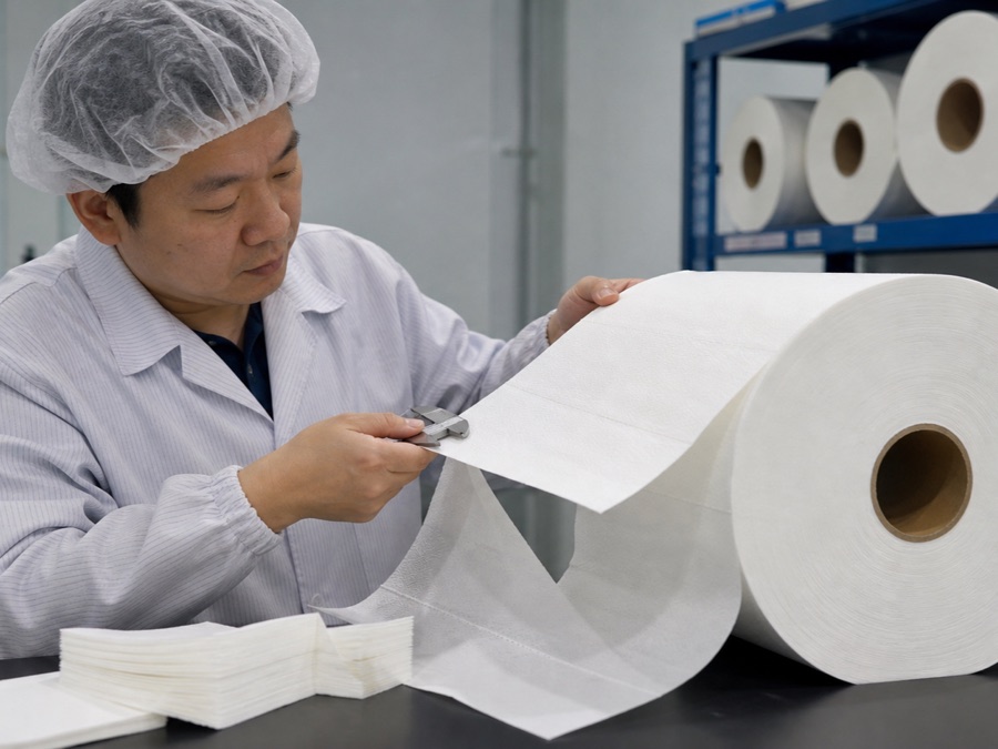 tissue jumbo roll qc review for fsc records and eudr records are different