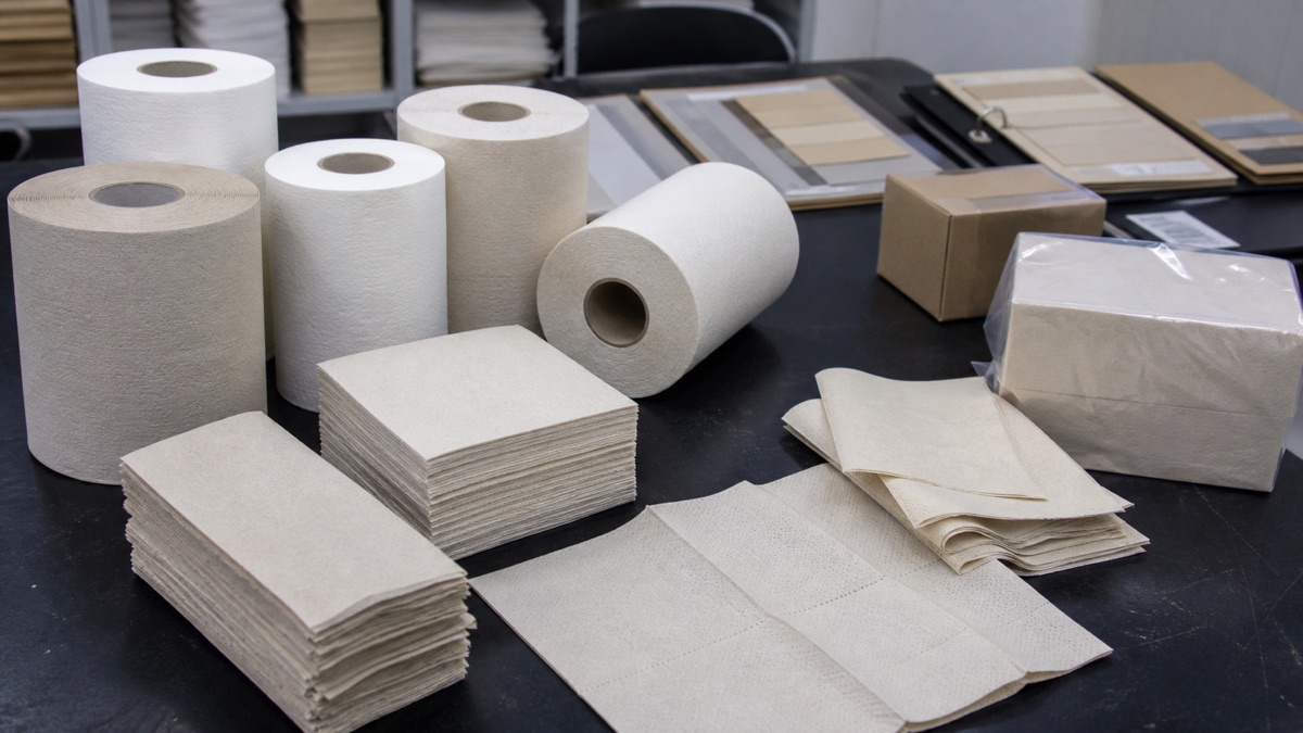 bamboo tissue manufacturer samples prepared for buyer review