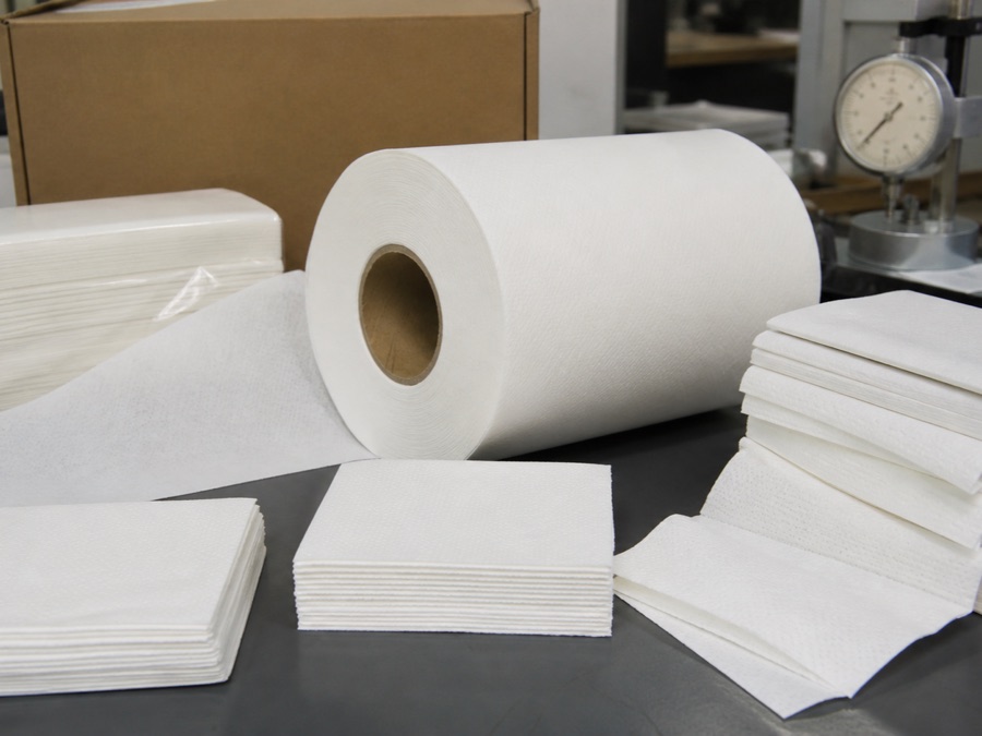 TAD tissue paper comparison for convert properties into usable output
