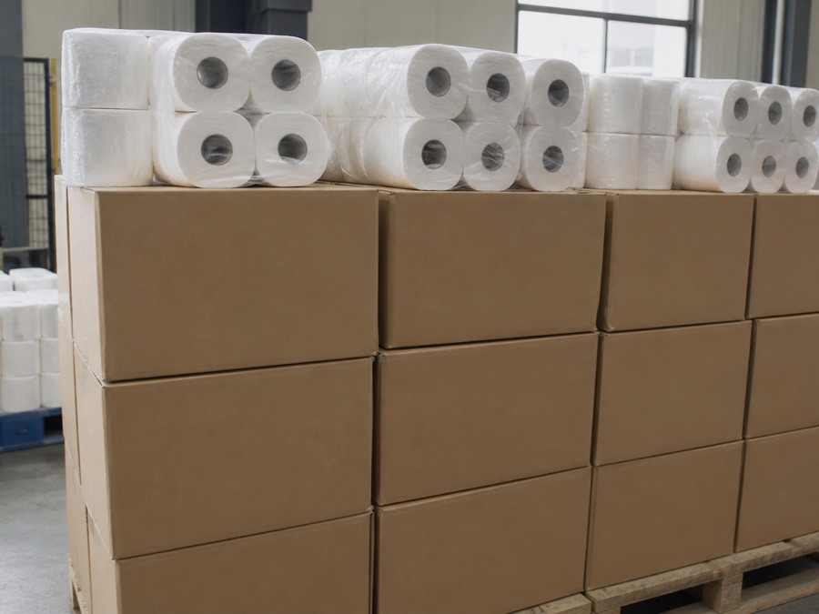 private label toilet paper packing for approve the container loading plan