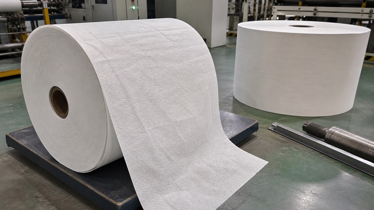 TAD tissue jumbo rolls prepared for converting-yield review