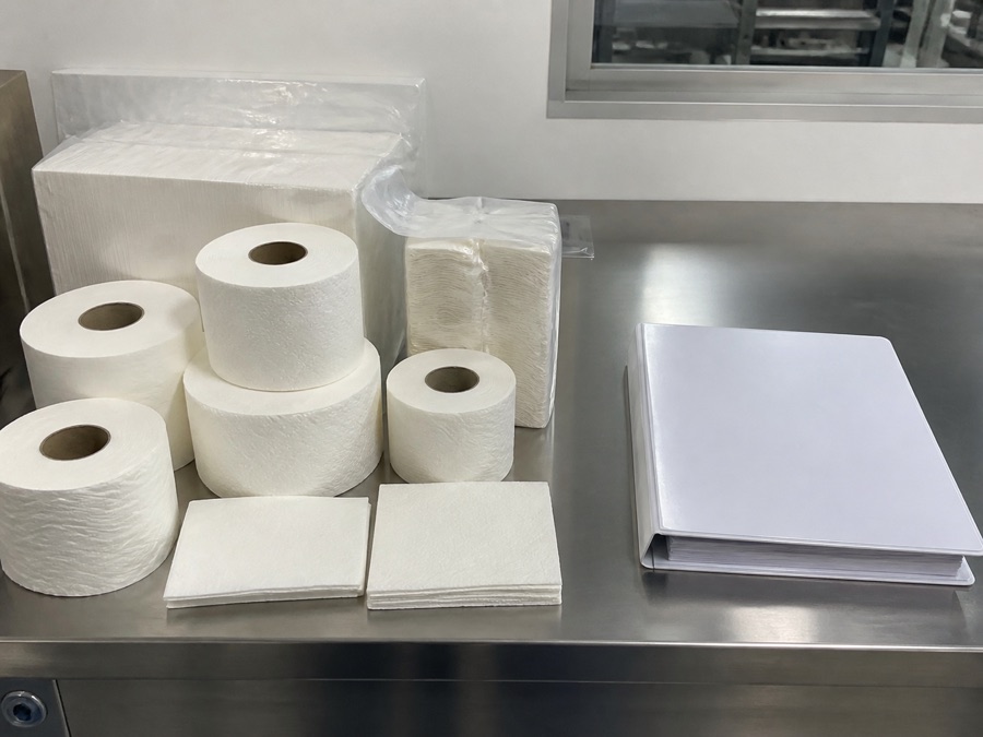 Tissue samples and blank records separated for supplier and buyer responsibilities